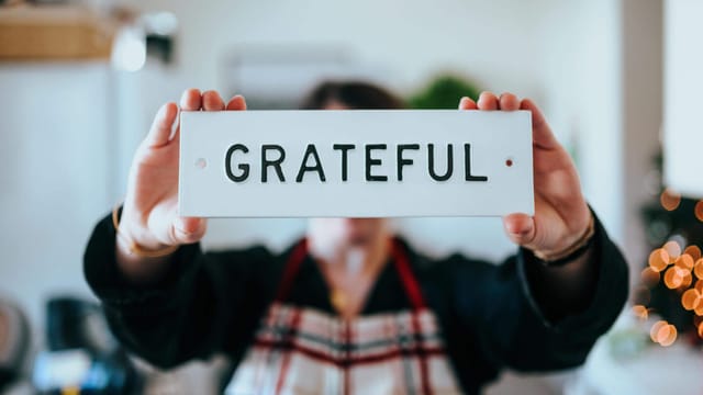 The gift of gratitude